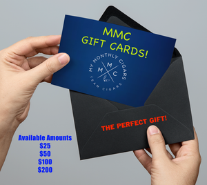 Gift Cards - My Monthly Cigars - A Cigar Club For Everyone