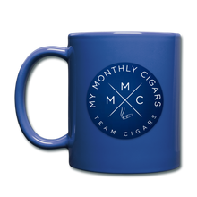 Load image into Gallery viewer, My Monthly Cigars Black Coffee Mug - royal blue